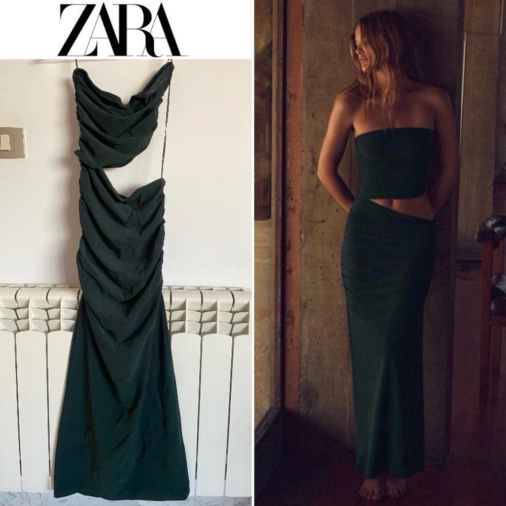 ROBE CUT OUT DRAPÉE